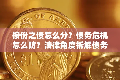 武汉按份之债怎么分？债务危机怎么防？法律角度拆解债务分配与风险自保指南