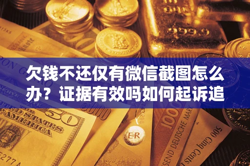 武汉欠钱不还仅有微信截图怎么办？证据有效吗如何起诉追回欠款？