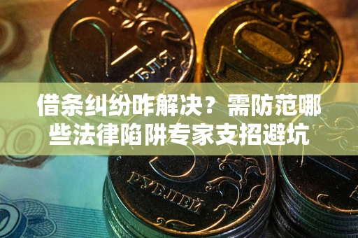 武汉借条纠纷咋解决？需防范哪些法律陷阱专家支招避坑