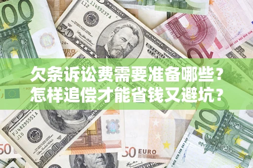 武汉欠条诉讼费需要准备哪些？怎样追偿才能省钱又避坑？
