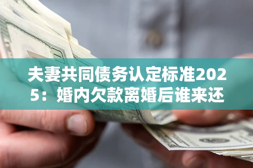 武汉夫妻共同债务认定标准2025：婚内欠款离婚后谁来还？