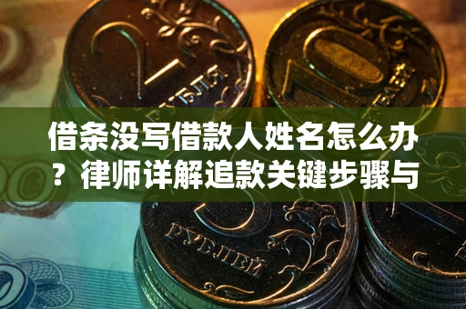 武汉借条没写借款人姓名怎么办？律师详解追款关键步骤与证据链构建