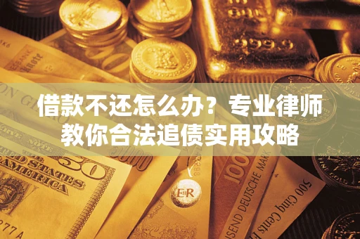 武汉借款不还怎么办？专业律师教你合法追债实用攻略