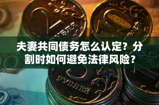 武汉夫妻共同债务怎么认定？分割时如何避免法律风险？