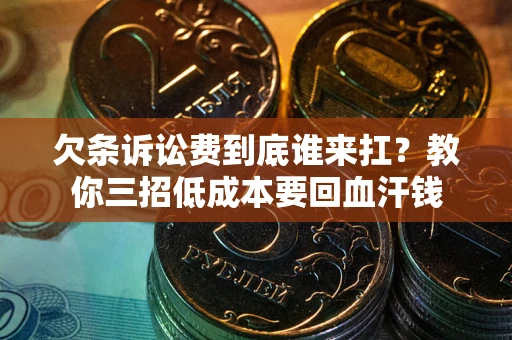 武汉欠条诉讼费到底谁来扛？教你三招低成本要回血汗钱